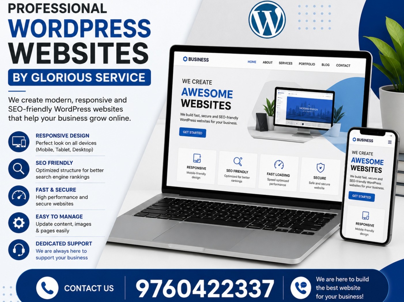 WordPress Websites | SEO Friendly Website Development | Call - 9760422337